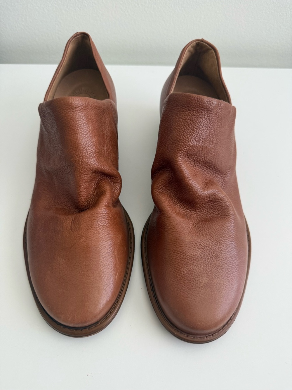 Brioso Omar Leather Shooties Brown Cognac 8.5M